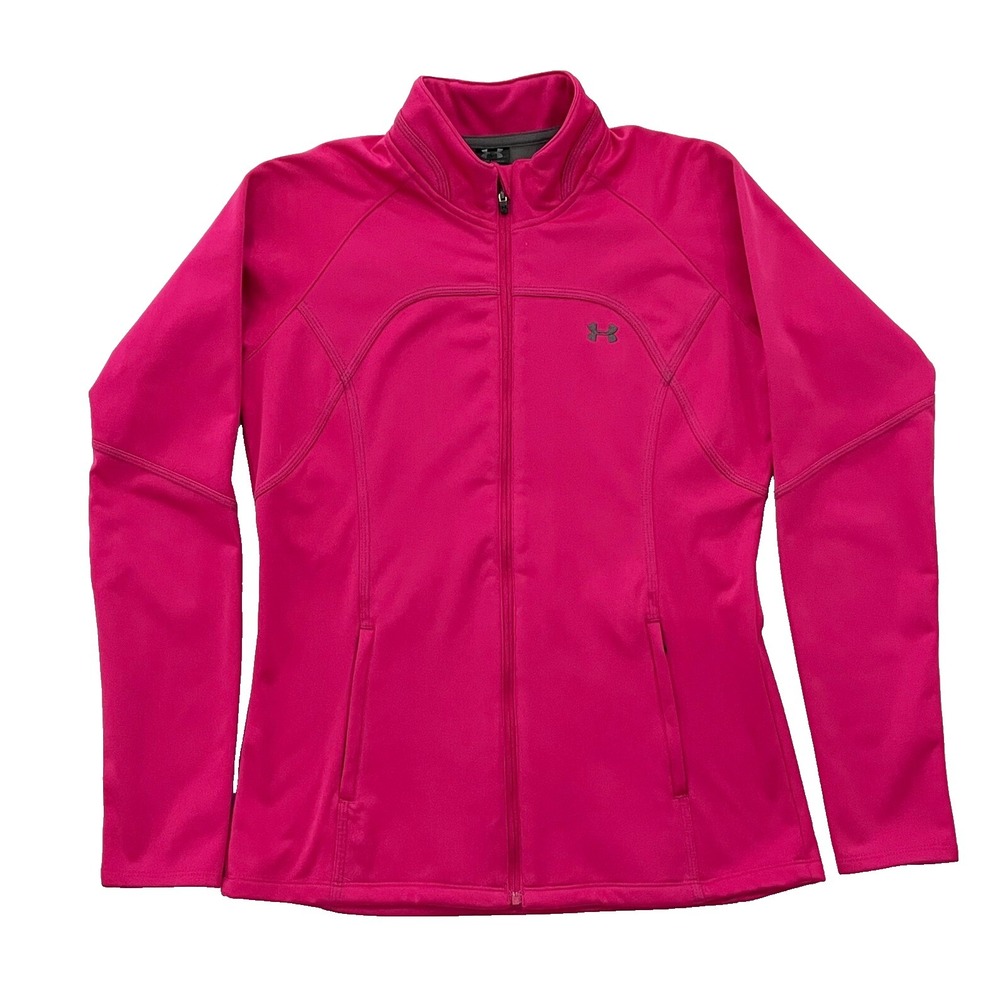 Under Armour Soft Shell Jacket Fleece Lined Water Repellant Women's XS Spring
